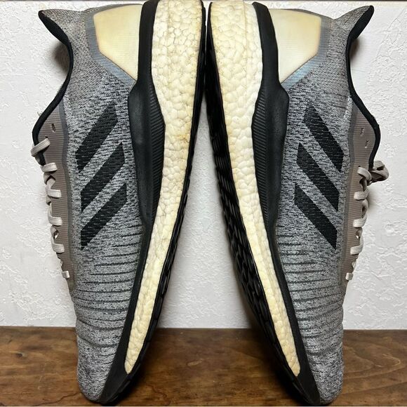 Adidas Mens Solar Drive Boost Grey Running Shoes 13 - Picture 9 of 13